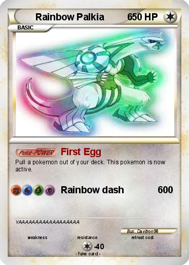 Pokemon Rainbow Palkia         6