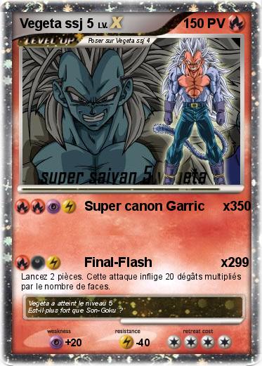 Pokemon Vegeta ssj 5