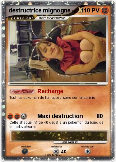 Pokemon destructrice mignogne