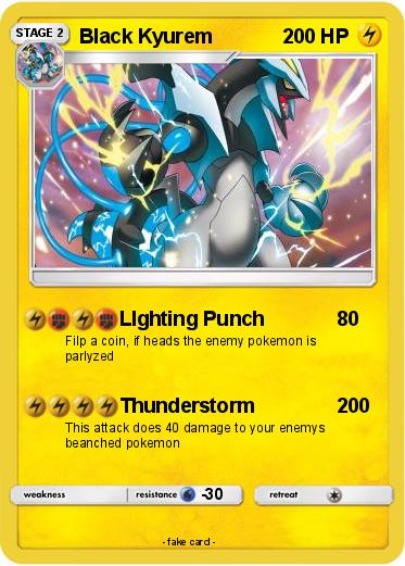 Pokemon Black Kyurem
