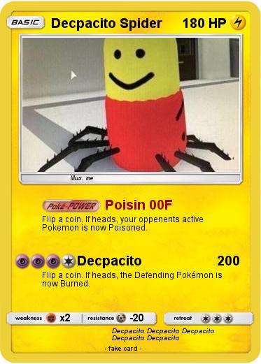 Pokemon Decpacito Spider