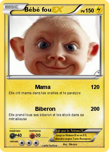 Pokemon Bébé fou