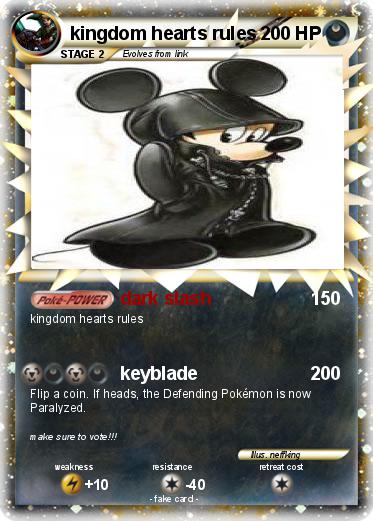 Pokemon kingdom hearts rules