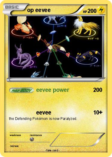 Pokemon op eevee