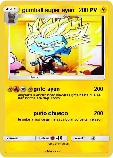 Pokemon gumball super syan