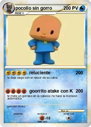 Pokemon pocollo sin gorro