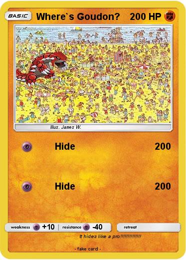 Pokemon Where`s Goudon?