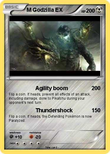 Pokemon M Godzilla EX