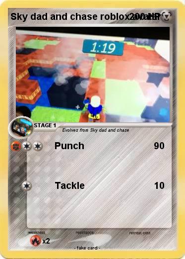 Pokemon Sky dad and chase roblox avatar