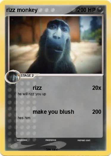 Pokemon rizz monkey