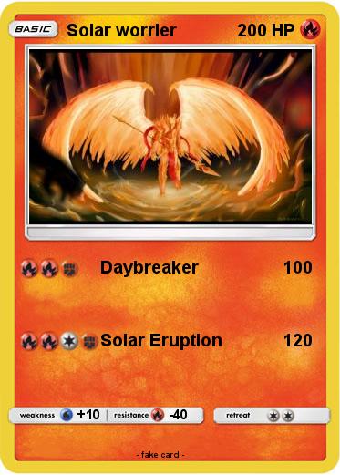 Pokemon Solar worrier