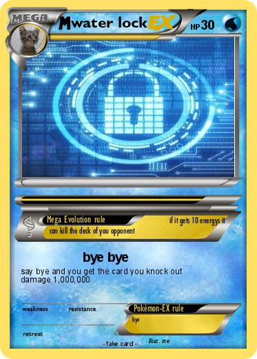 Pokemon water lock