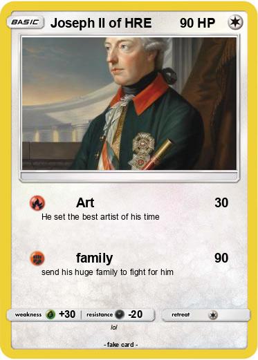 Pokemon Joseph II of HRE