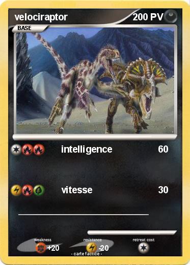 Pokemon velociraptor