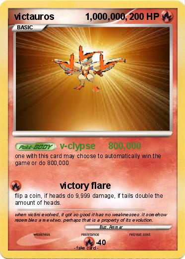 Pokemon victauros            1,000,000,