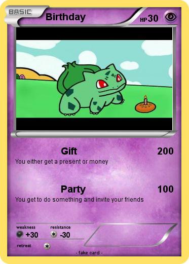 Pokemon Birthday