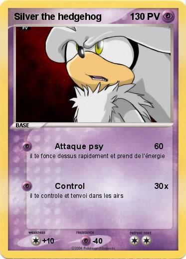 Pokemon Silver the hedgehog