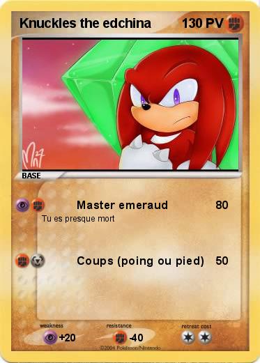 Pokemon Knuckles the edchina