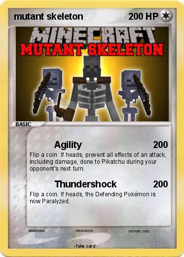 Pokemon mutant skeleton