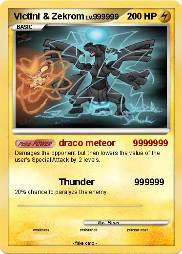 Pokemon Victini & Zekrom