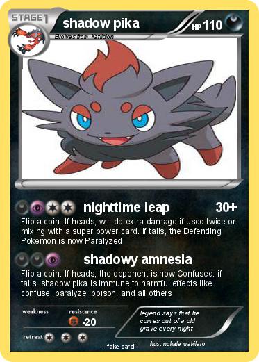 Pokemon shadow pika
