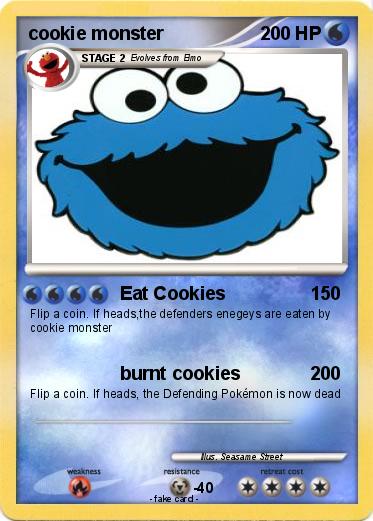 Pokemon cookie monster