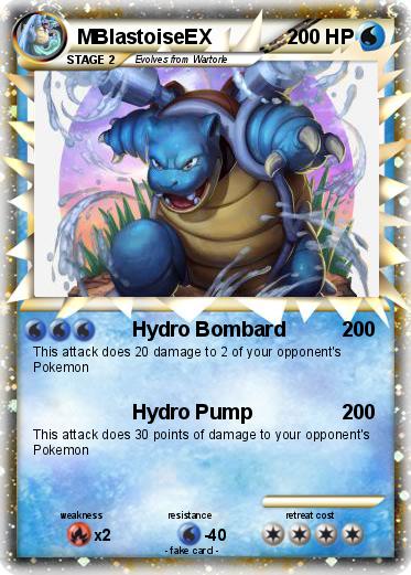 Pokemon MBlastoiseEX