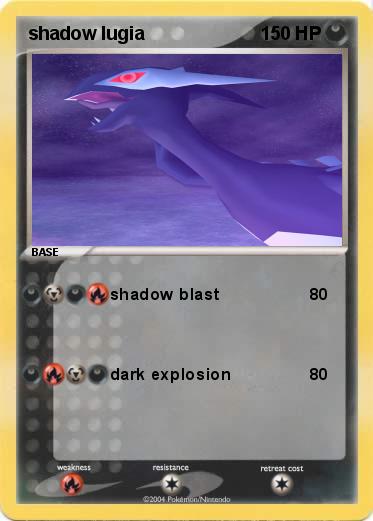 Pokemon shadow lugia