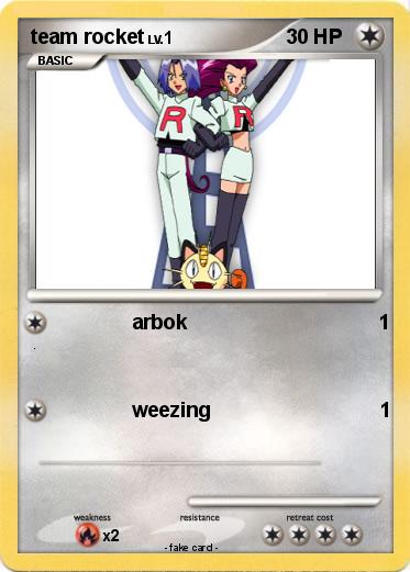 Pokemon team rocket