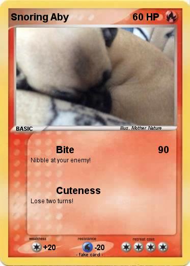 Pokemon Snoring Aby