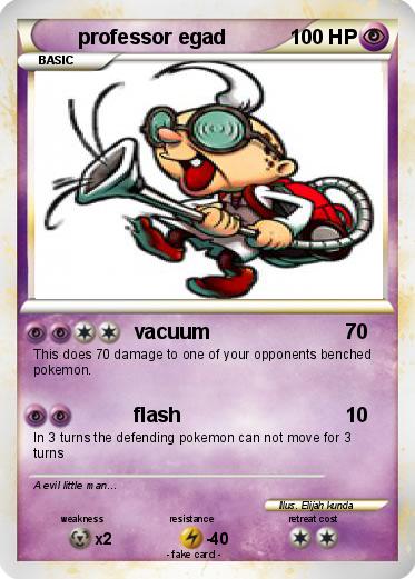 Pokemon professor egad
