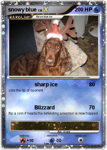 Pokemon snowy blue