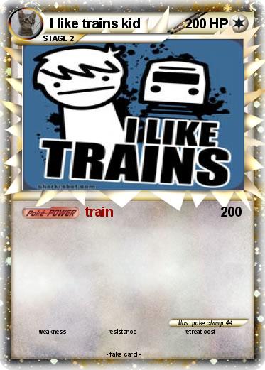 Pokemon I like trains kid