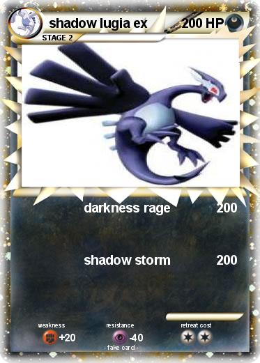 Pokemon shadow lugia ex