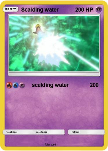 Pokemon Scalding water