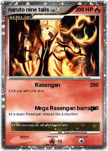 Pokemon naruto nine tails