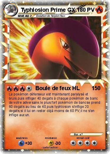 Pokemon Typhlosion Prime GX