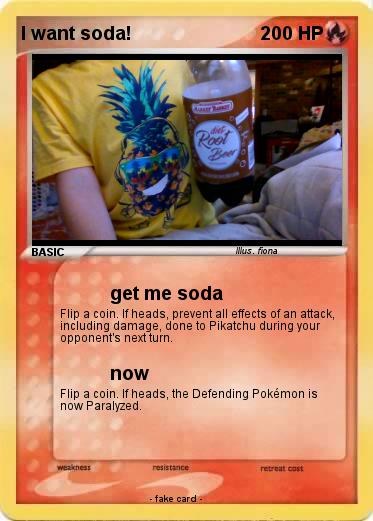 Pokemon I want soda!
