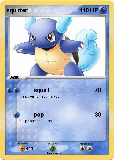 Pokemon squirter