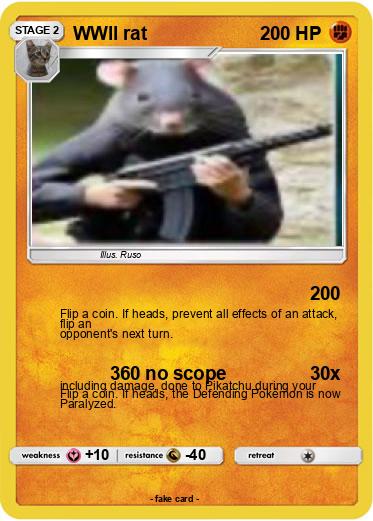 Pokemon WWll rat
