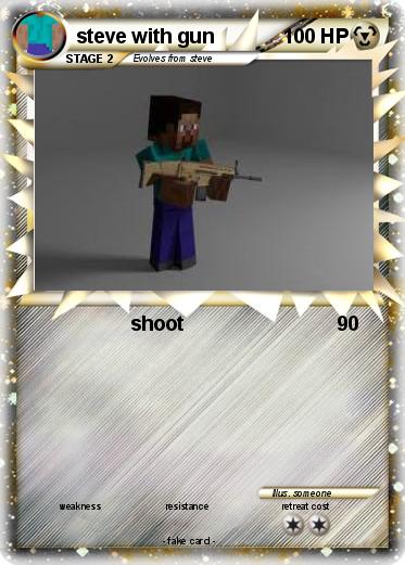 Pokemon steve with gun