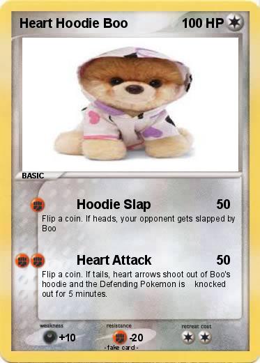 Pokemon Heart Hoodie Boo