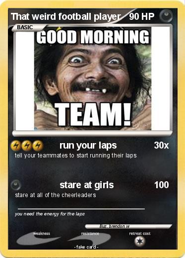 Pokemon That weird football player