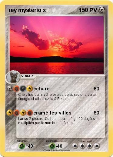 Pokemon rey mysterio x