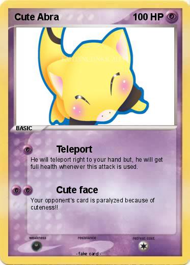Pokemon Cute Abra