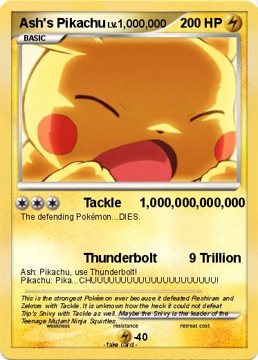 Pokemon Ash's Pikachu