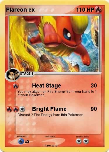 Pokemon Flareon ex