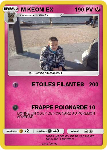 Pokemon M KEONI EX