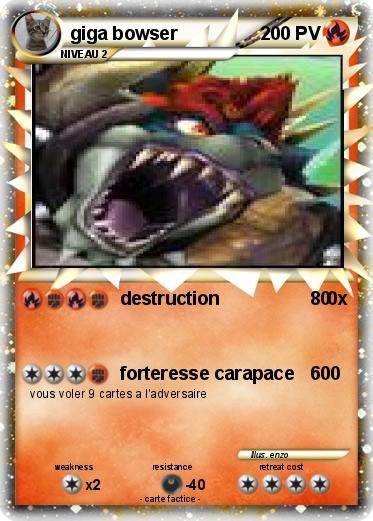Pokemon giga bowser