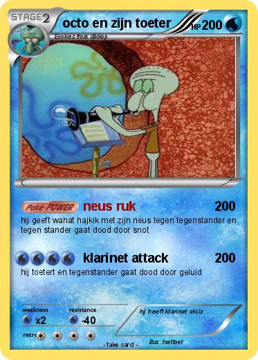 Pokemon octo en zijn toeter